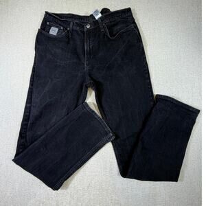 Cinch Silver Label Men 38x36 Black Western Cowboy Straight Leg Rodeo Denim Jeans